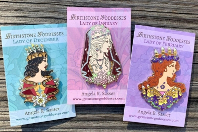 Goddesses of Winter Enamel Pins
