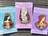 Goddesses of Winter Enamel Pins