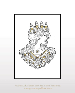 Ink and Gold - Lady of February