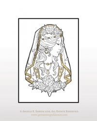 Ink and Gold - Lady of January Ink and Gold - Lady of January