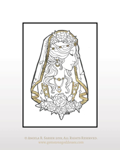 Ink and Gold - Lady of January