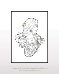 Ink and Gold - Lady of July Ink and Gold - Lady of July