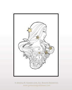 Ink and Gold - Lady of July