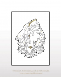 Ink and Gold - Lady of July Ink and Gold - Lady of July