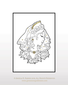 Ink and Gold - Lady of July