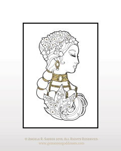 Ink and Gold - Lady of May