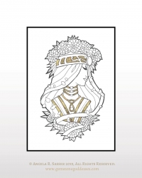 Ink and Gold - Lady of October Ink and Gold - Lady of October