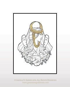 Ink and Gold - Lady of September