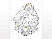 Ink and Gold - Lady of July