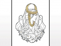 Ink and Gold - Lady of September