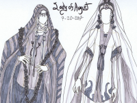 Lady of August Fashion Design Sketches