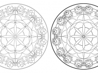 Lady of November Mandala Concept Sketches