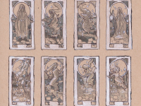Lady of October Thumbnail Sketches